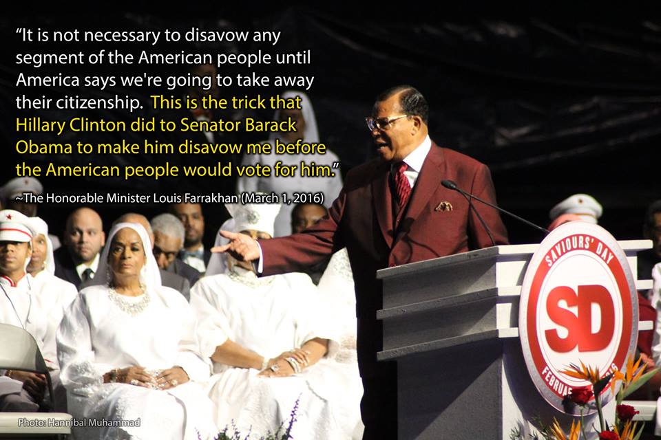 Minister Farrakhan On Disavowing Segments Of The American People Noi Org Official Website